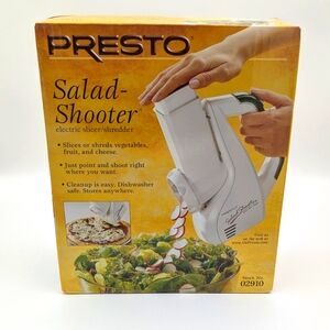 Presto Salad Shooter 02910 Electric Slicer/Shredder - Factory Sealed
